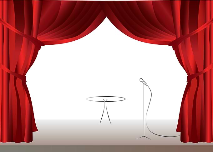 Red Stage drapery