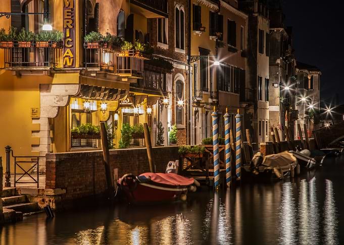 Night walk in Venice