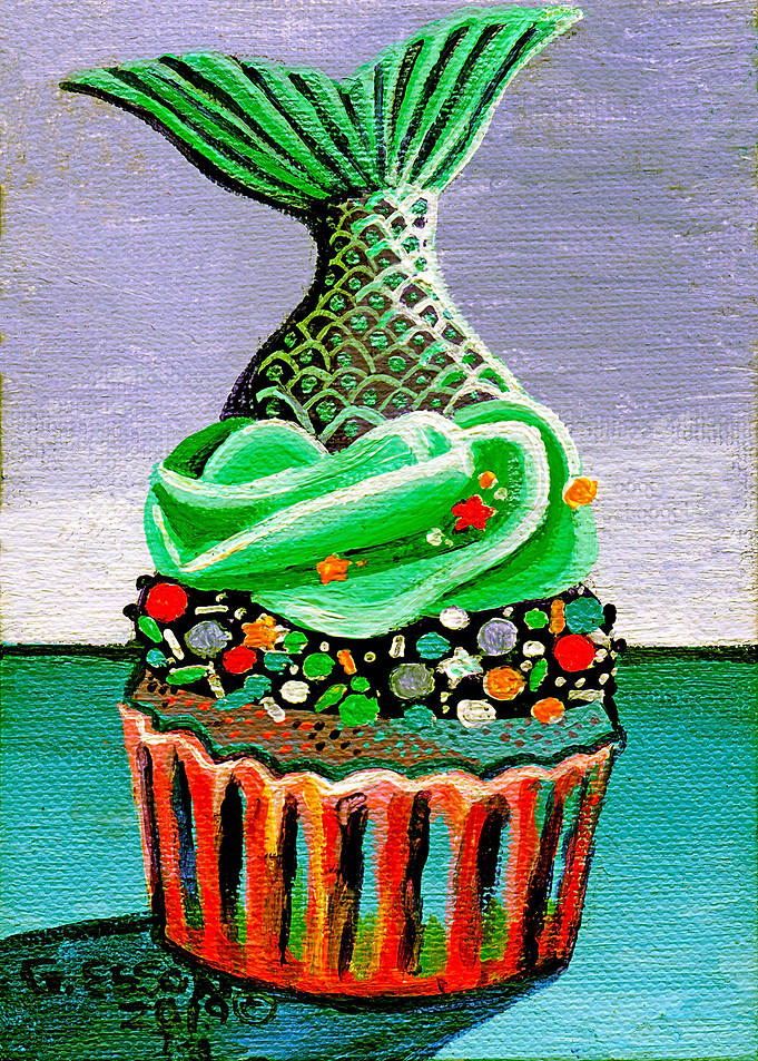 Mermaid Cupcake