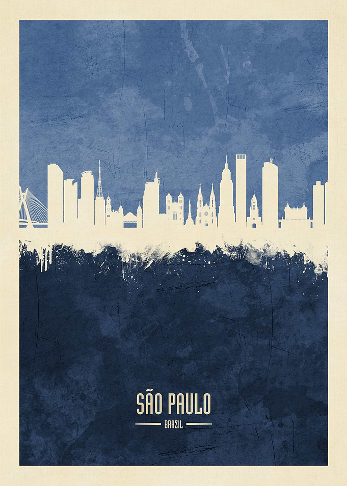 Sao Paulo Brazil Skyline