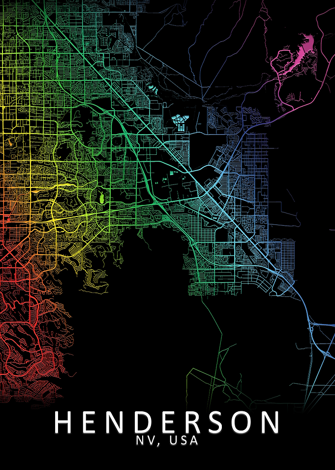 Henderson NV USA City Map