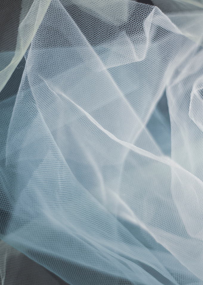 Abstract white veil