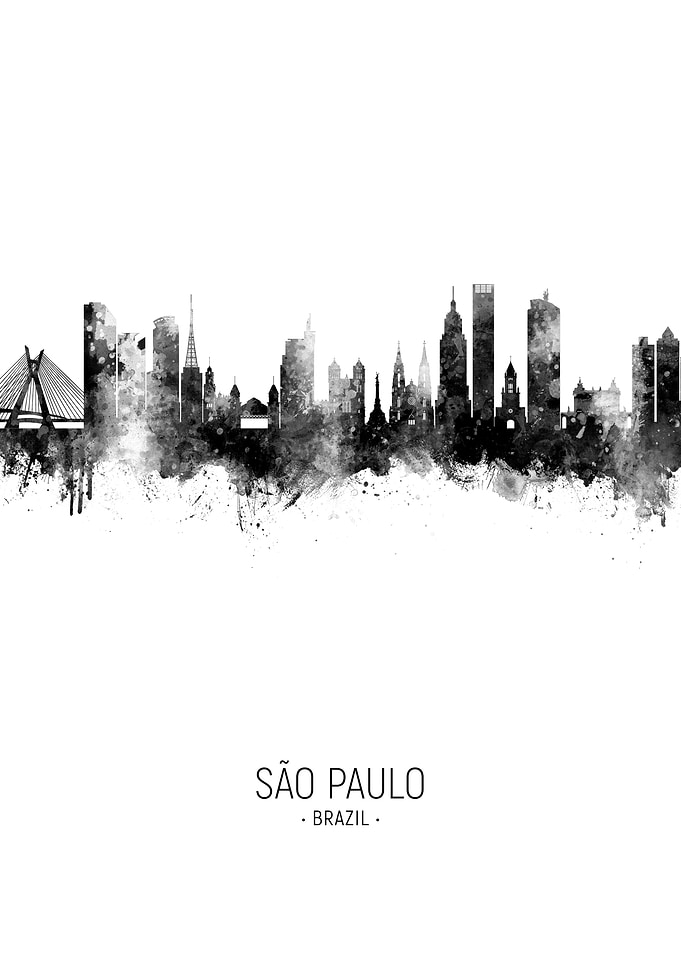 Sao Paulo Brazil Skyline