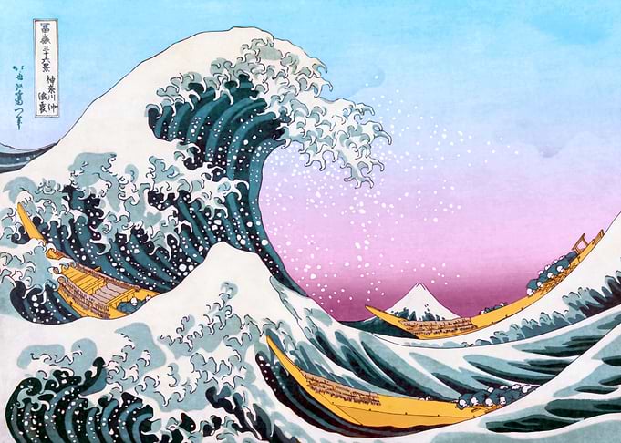 The Great Wave by Hokusai