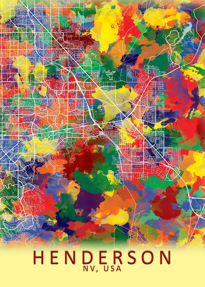 Henderson NV USA City Map
