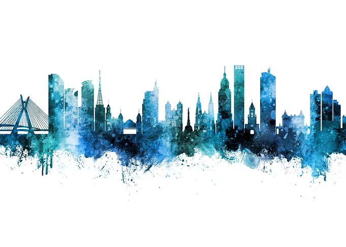 Sao Paulo Brazil Skyline