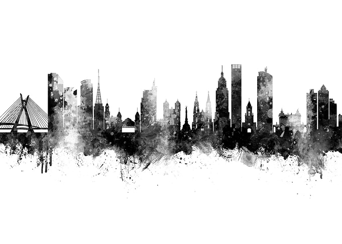 Sao Paulo Brazil Skyline