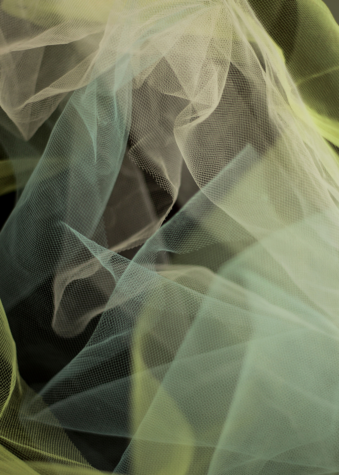 Abstract white veil