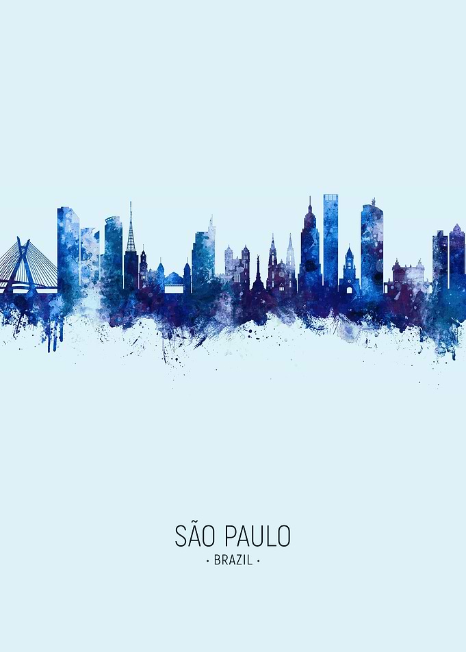 Sao Paulo Brazil Skyline