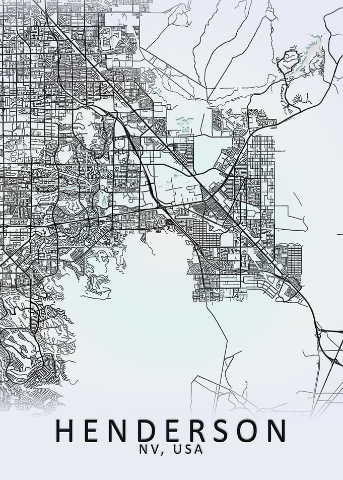 Henderson NV USA City Map
