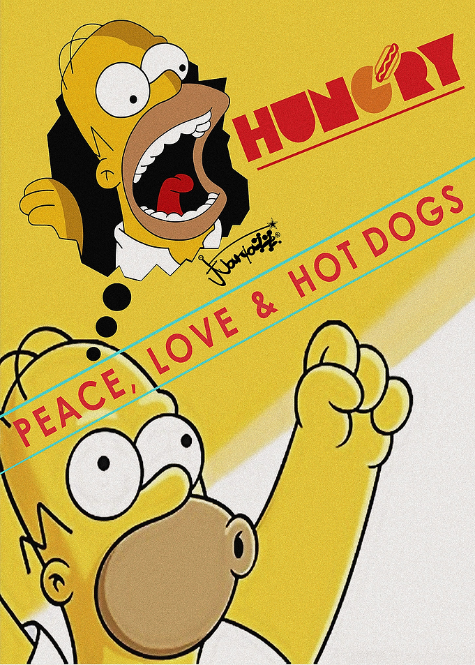 HUNGRY HOMER-BY JUAN/AZZ.