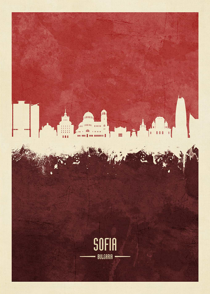 Sofia Bulgaria Skyline