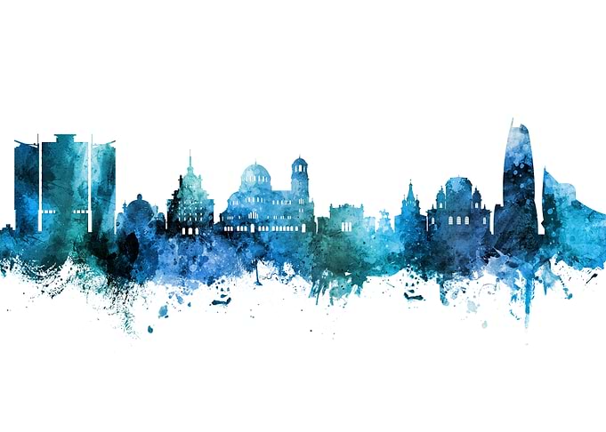 Sofia Bulgaria Skyline