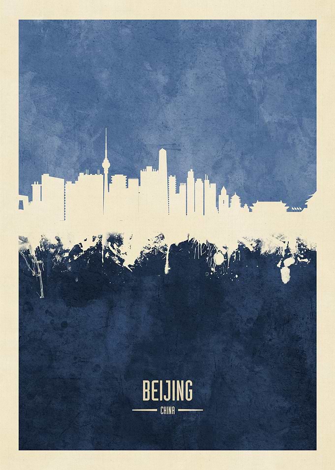 Beijing China Skyline