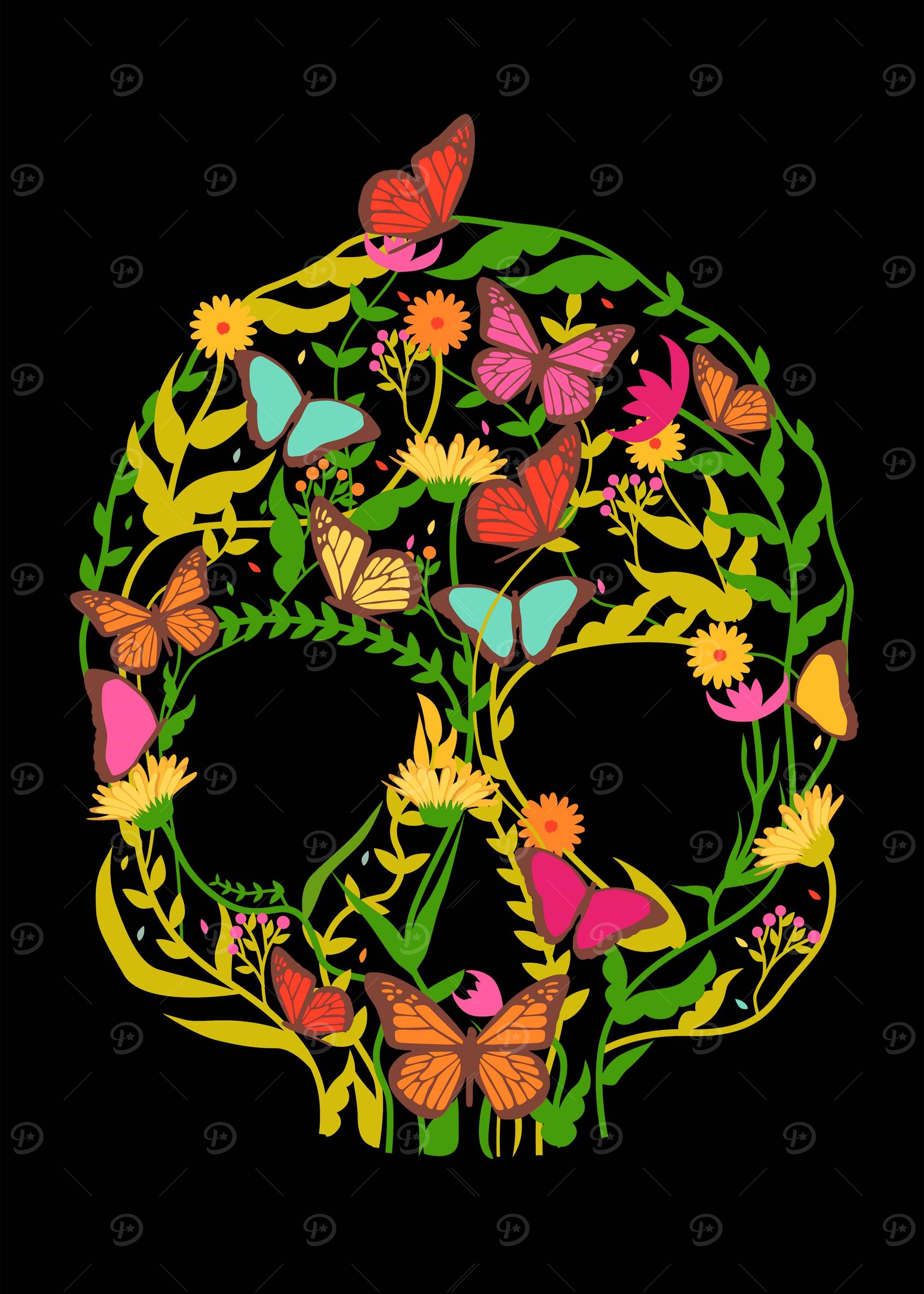 Scull Flower