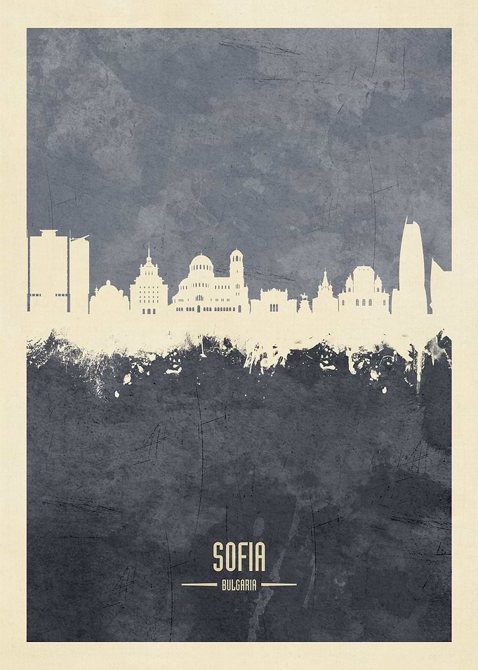 Sofia Bulgaria Skyline