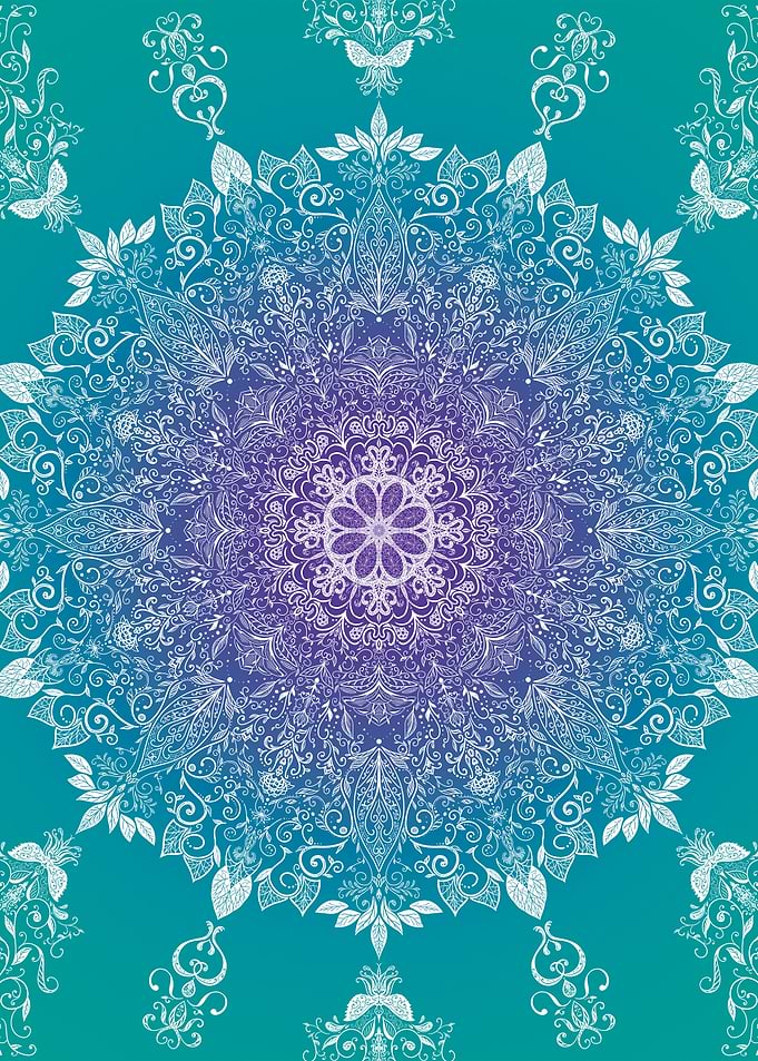 Feather Leaf Mandala