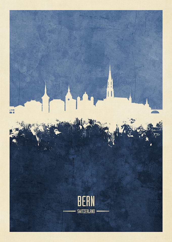 Bern Switzerland Skyline