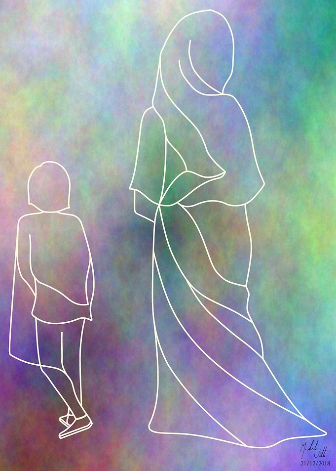 Child and woman