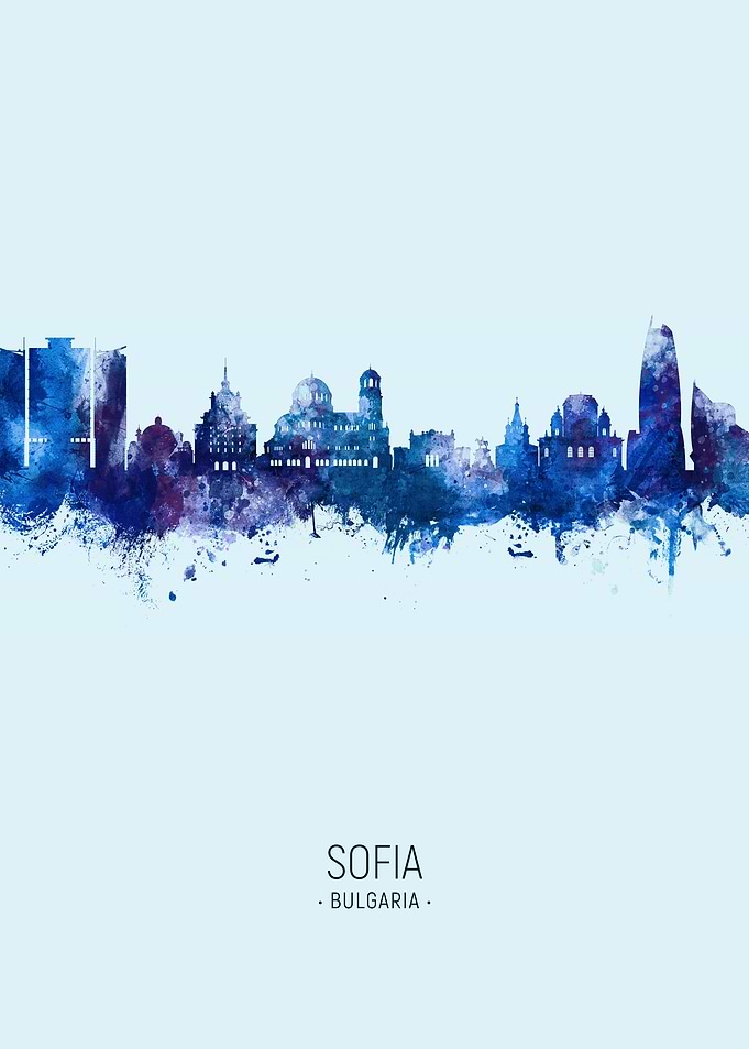 Sofia Bulgaria Skyline