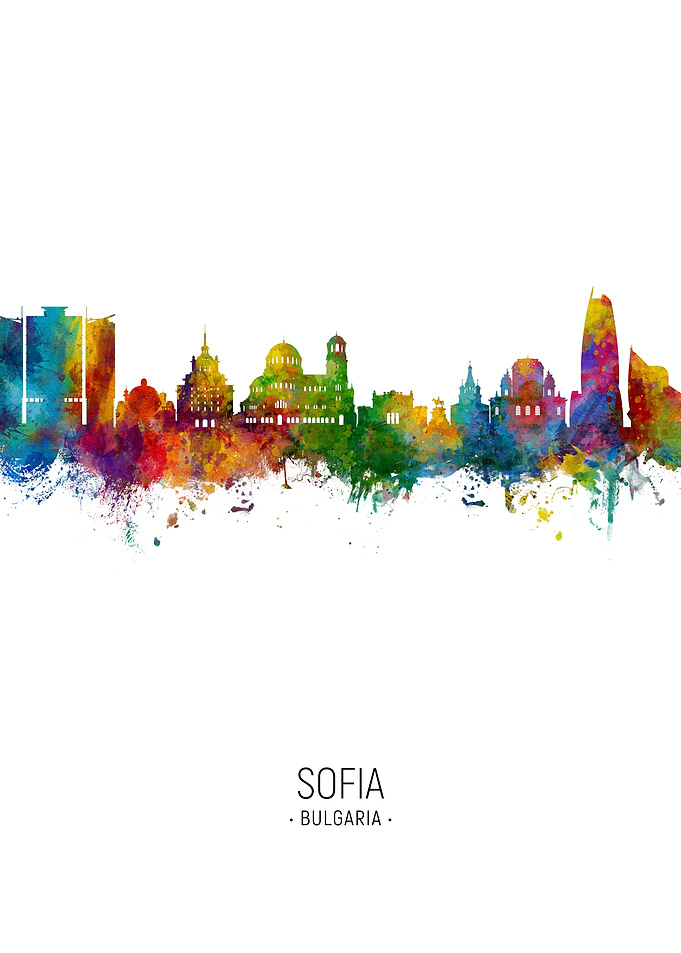 Sofia Bulgaria Skyline