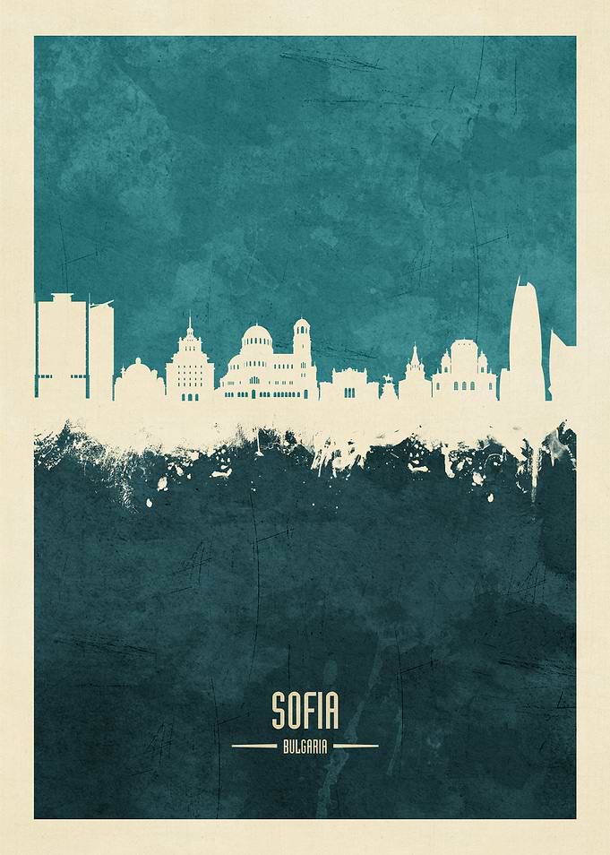 Sofia Bulgaria Skyline