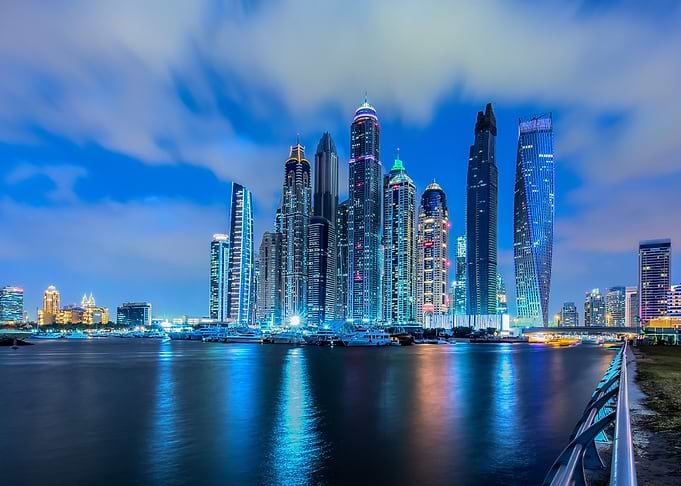 The Beautiful Dubai Marina