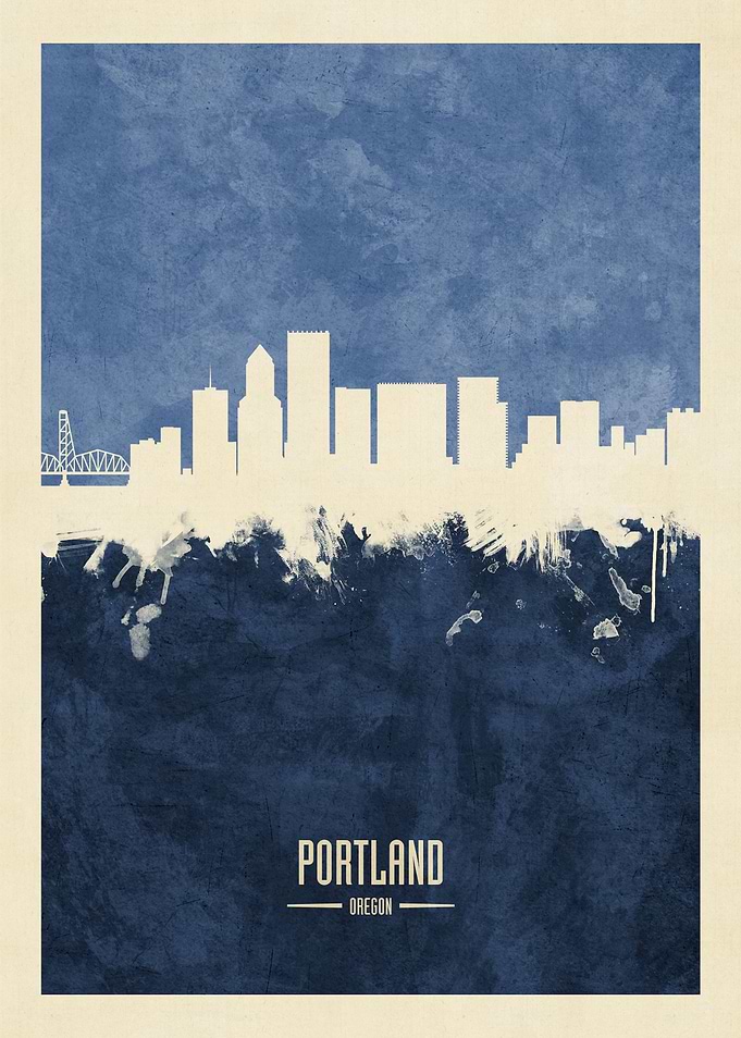 Portland Oregon Skyline