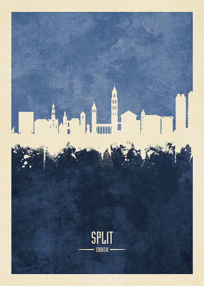 Split Croatia Skyline