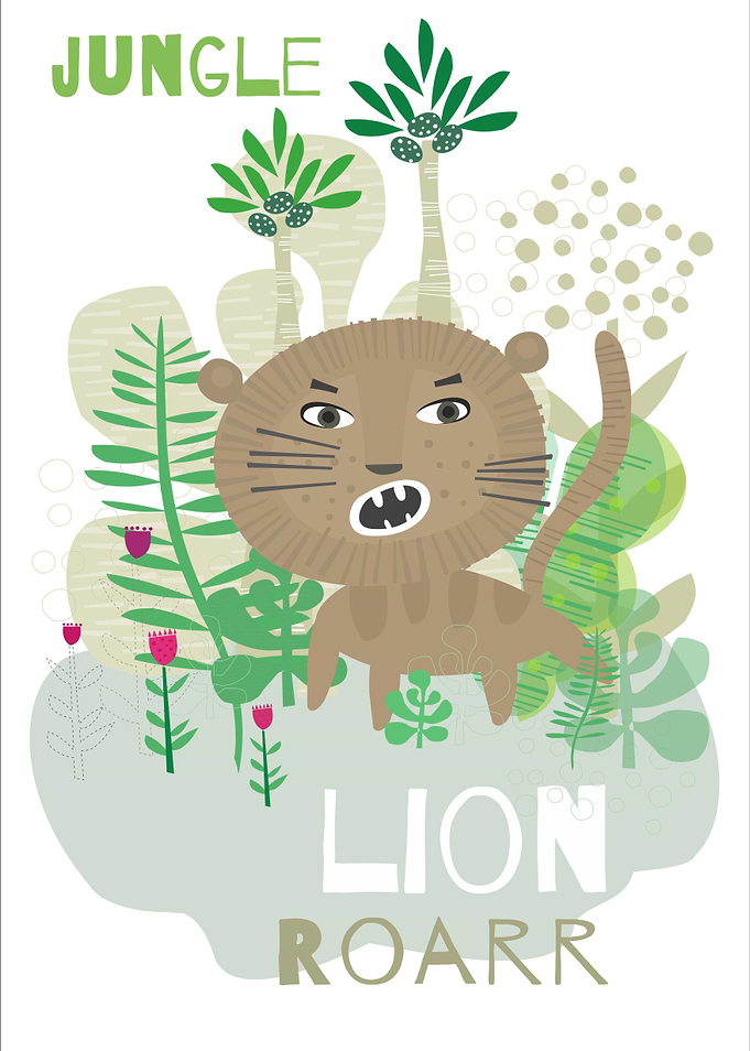 jungle lion roarr
