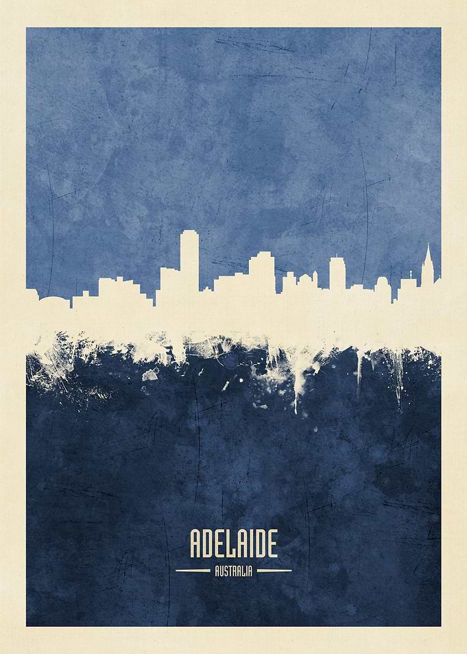 Adelaide Australia Skyline