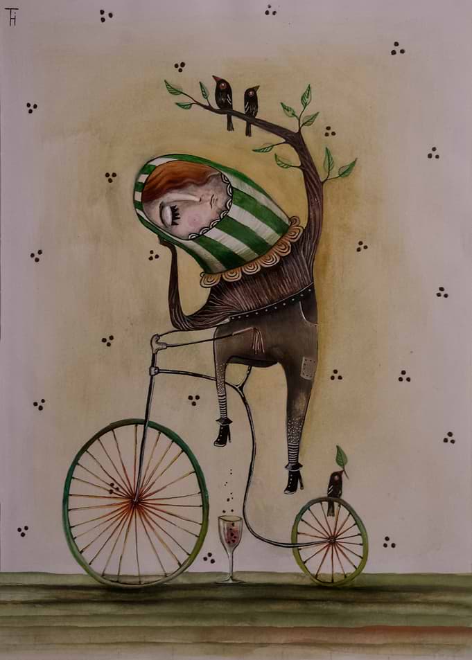 The tree bicycle