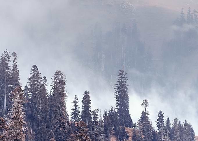 Misty Mountain Landscape