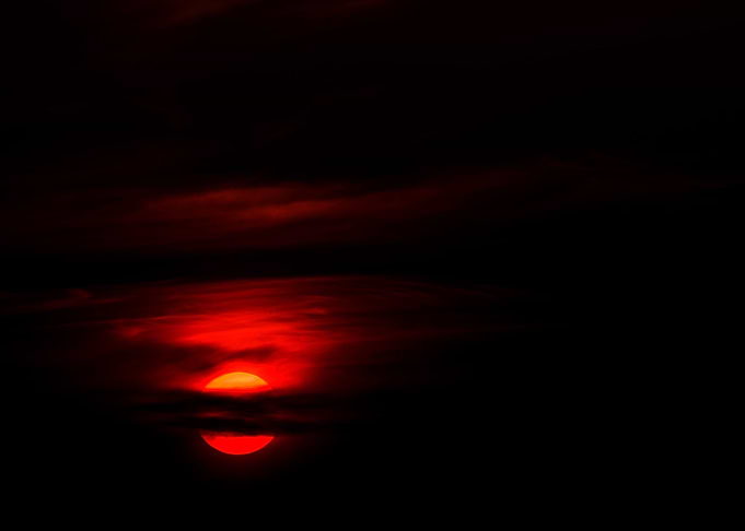 Sunset over swabia