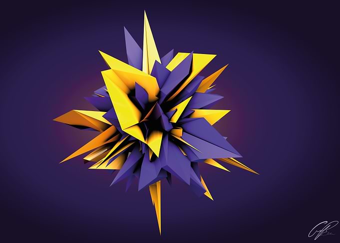 Purple and Yellow
