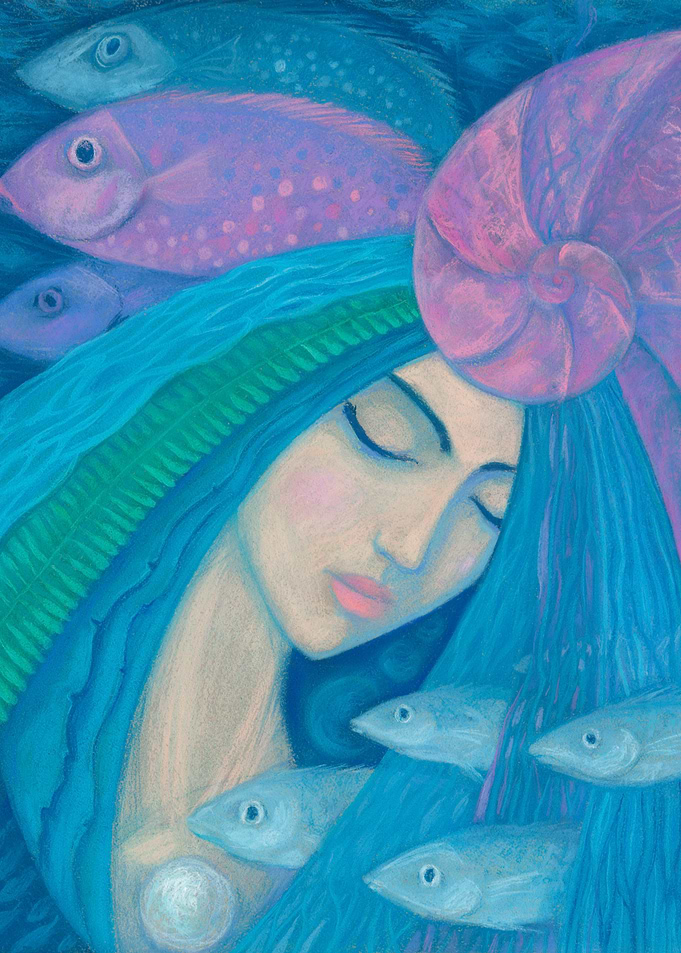 Pearl Mermaid Fish Fantasy