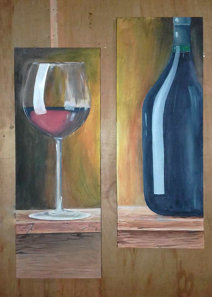 Glass and Wine