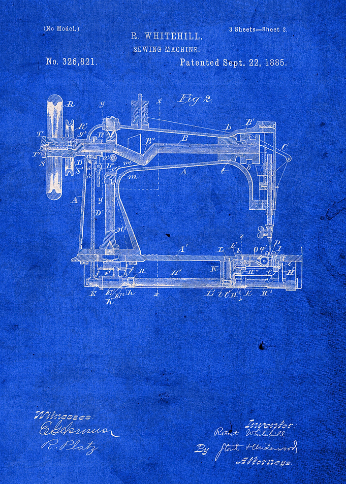 Sewing Machine Patent