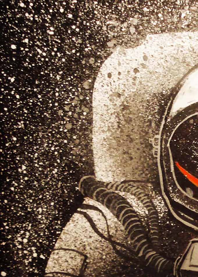 Astronaut and Bird