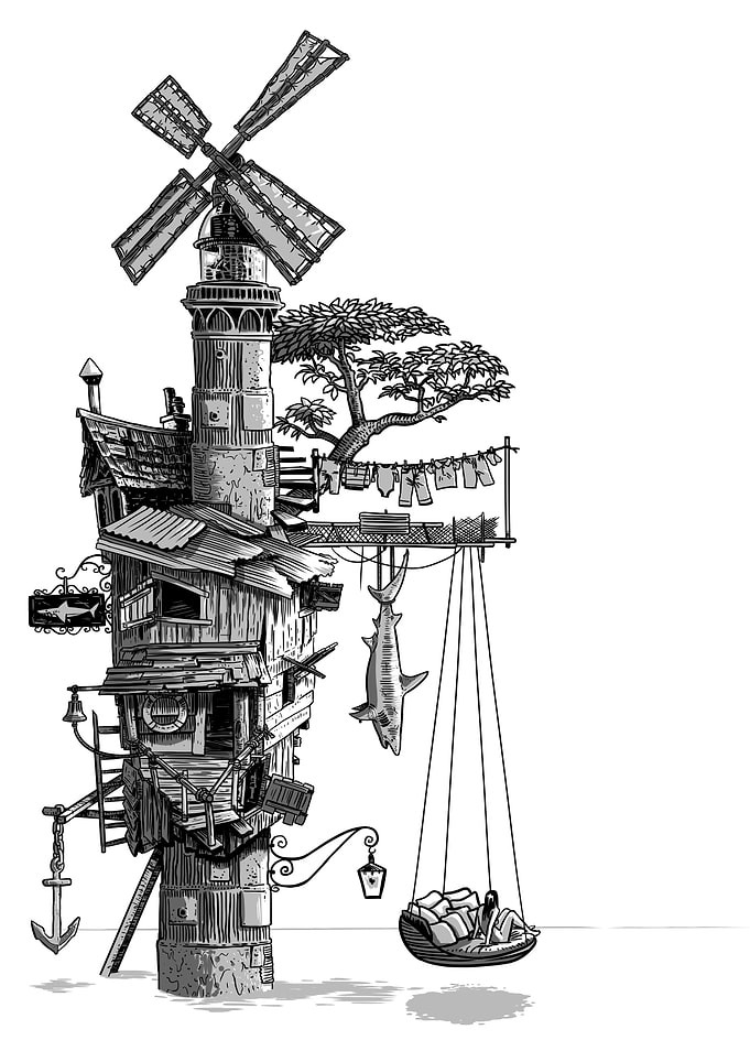 Floating mill