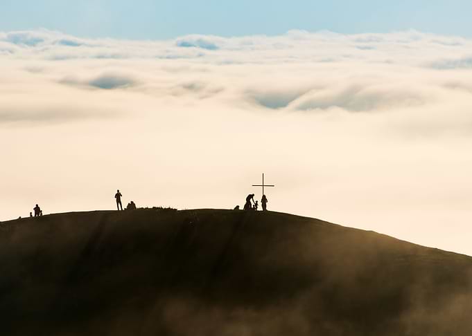 Above the clouds