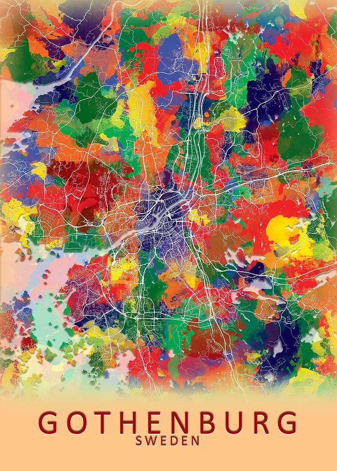 Gothenburg Sweden City Map