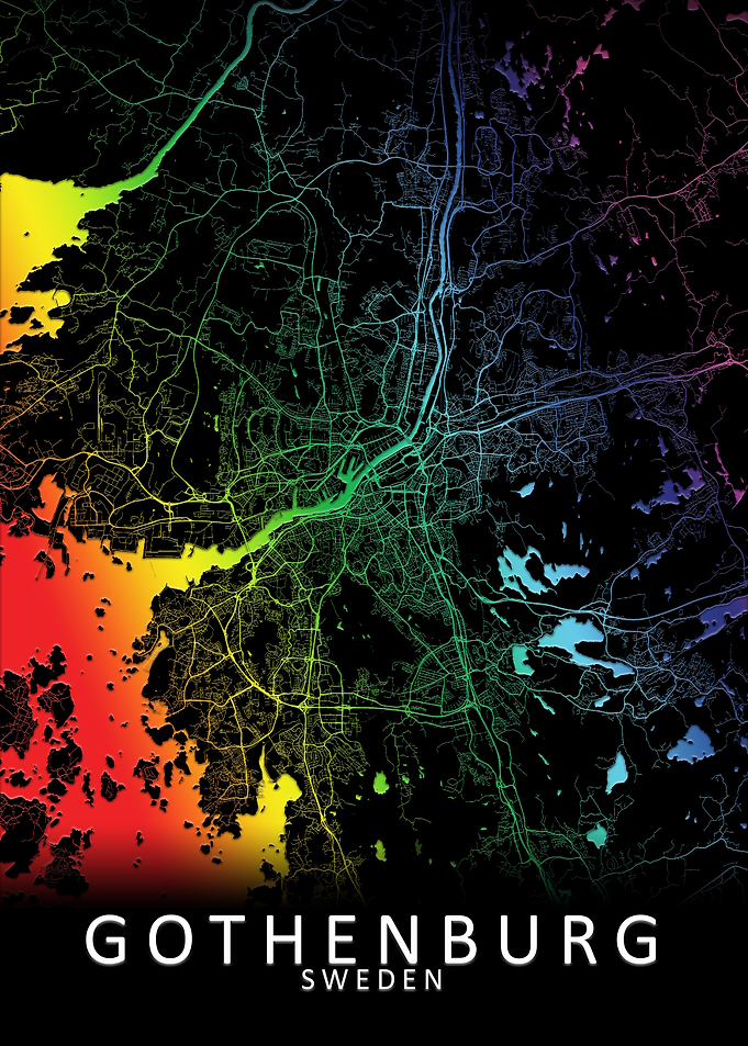 Gothenburg Sweden City Map