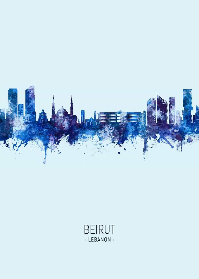 Beirut Lebanon Skyline
