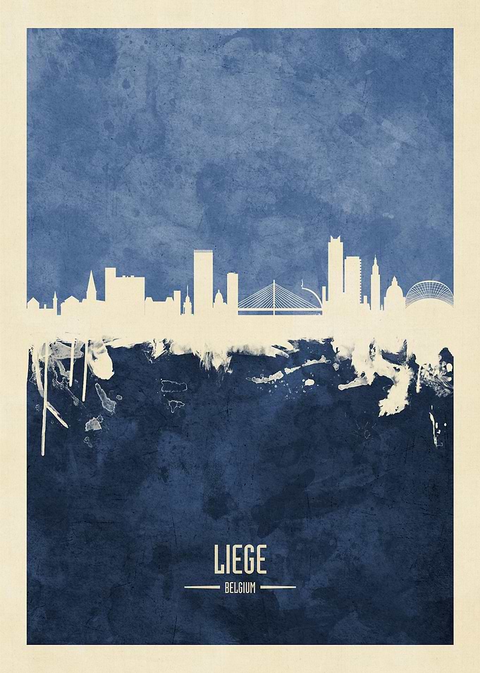 Liege Belgium Skyline