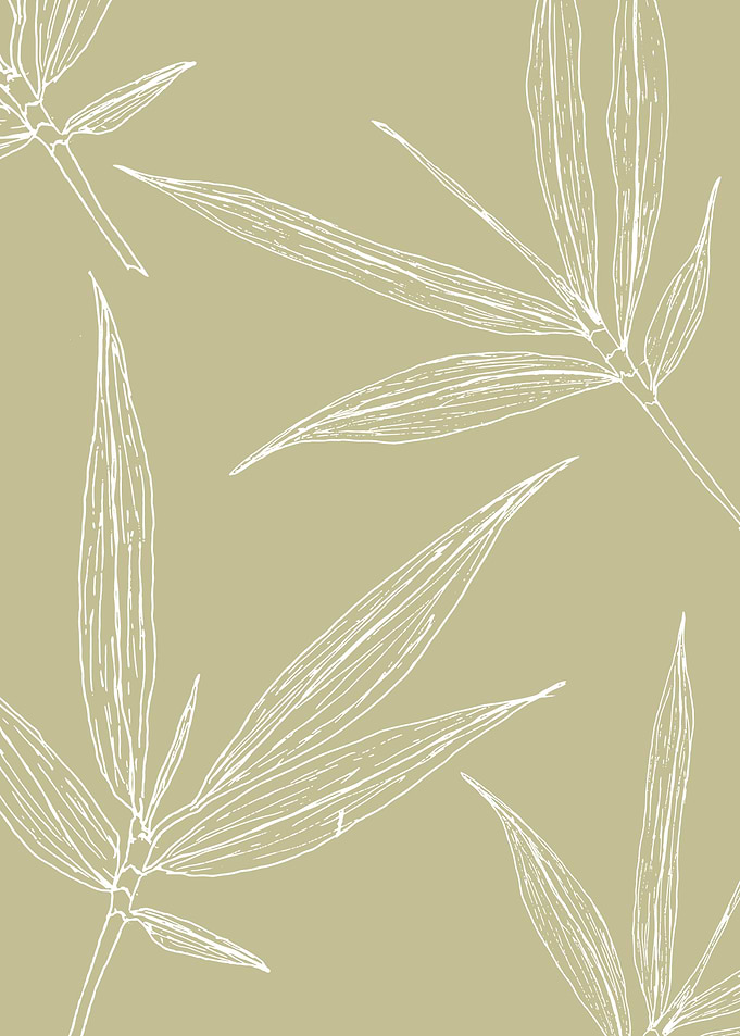 Collage hojas y lineas
