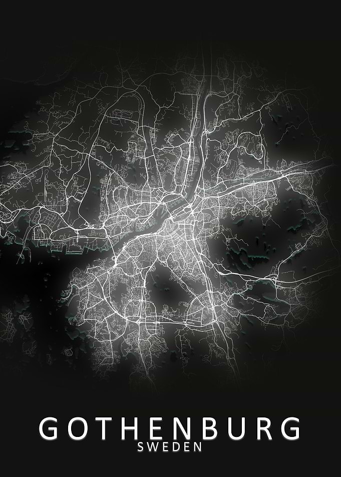 Gothenburg Sweden City Map