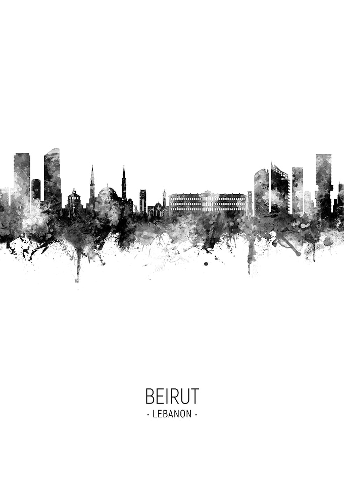Beirut Lebanon Skyline