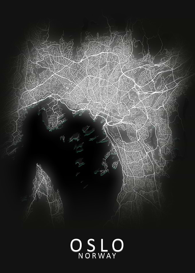 Oslo Norway City Map