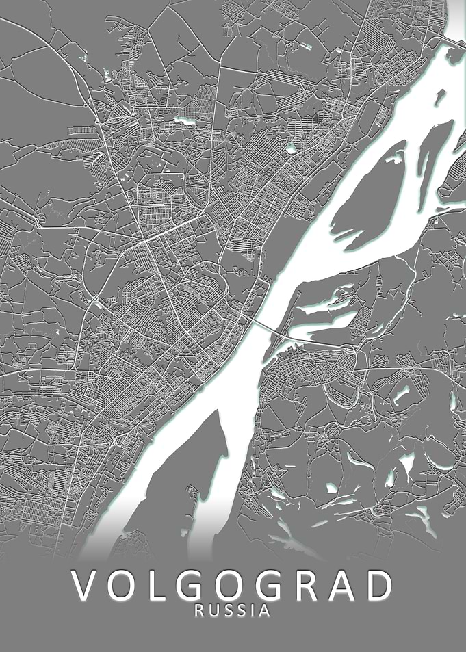Volgograd Russia City Map